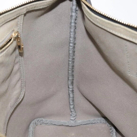 LOEWE Anagram Tote Bag PVC Black Gold Auth 122138 - Picture 11 of 16